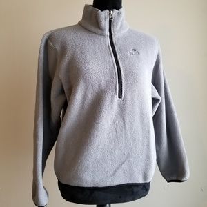 EMS Fleece Pullover Grey Zip Up